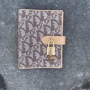 Dior Trotter Monogram Agenda Diary Brown And Beige